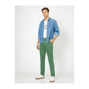 Koton Men's Green Trousers