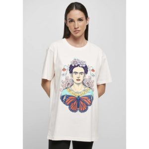 Ladies Frida Kahlo Butterfly Tee  Pink
