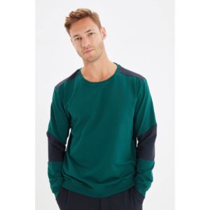 Trendyol Emerald Green Men's Regular Fit Long Sleeve