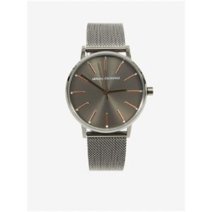 Dámské hodinky s páskem ve stříbrné barvě Armani Exchange -