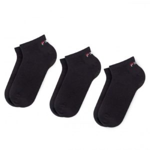 3PACK socks Fila black