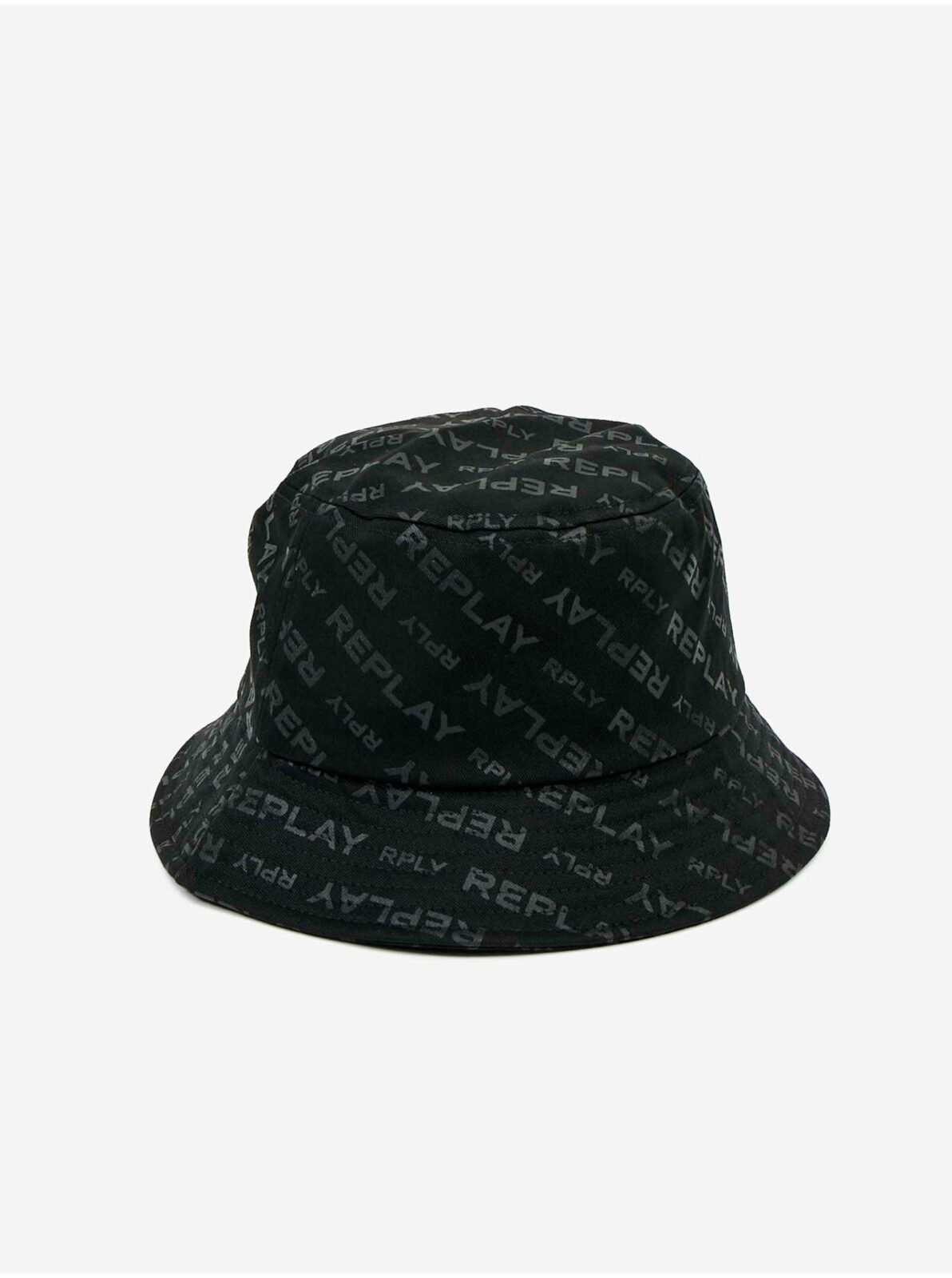 Černý pánský klobouk s motivem