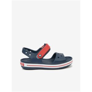 Červeno-modré dětské sandály Crocs -