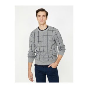 Koton Checkered Sweater