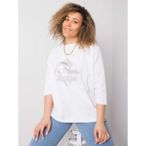 Women's white blouse with