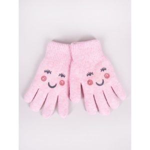 Yoclub Kids's Gloves RED-0200G-AA5A-004