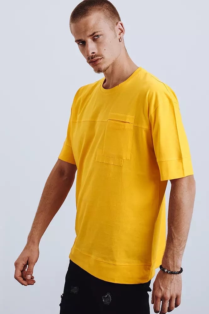Žluté pánské tričko