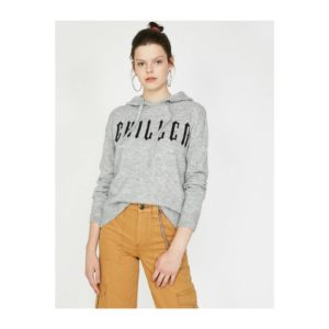 Koton Letter Printed Sweater