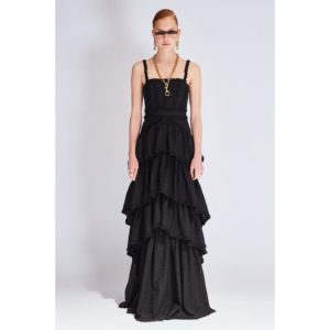 Trendyol Evening Dress With Black Embroidery