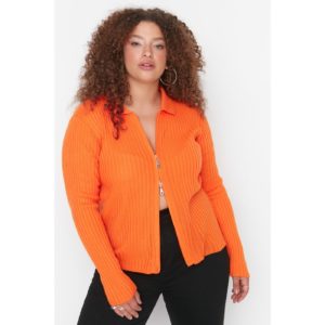 Trendyol Curve Orange Zipper Front
