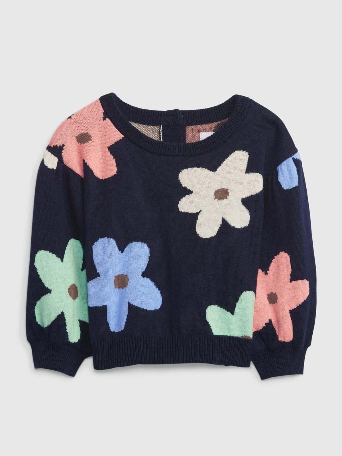 GAP Baby svetr s květy