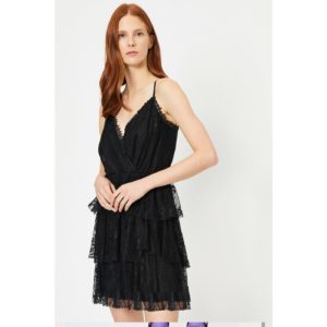 Koton Tulle Lace Detailed Dress Evening