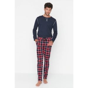 Men's pyjama Trendyol TMNAW23PJ00005/Navy