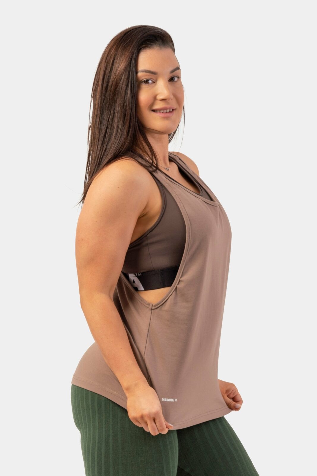 NEBBIA Loose long "Feeling Good" vest with