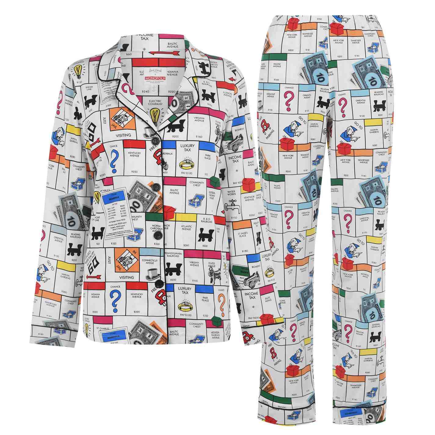 Bedhead Monopoly Gameboard Pyjama
