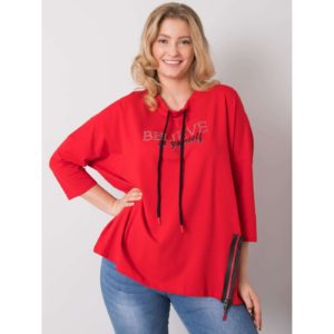 Big red blouse with