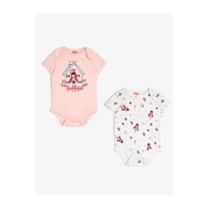 Koton Baby Girl Red Patterned