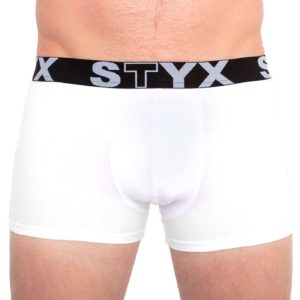 Men's boxers Styx sport rubber white