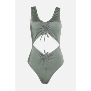 Trendyol Green Cut Out Detailed