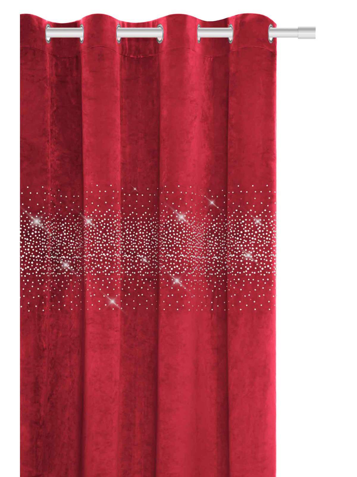 Edoti Velor curtain Shiny