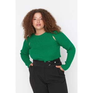 Trendyol Curve Green Cut Out