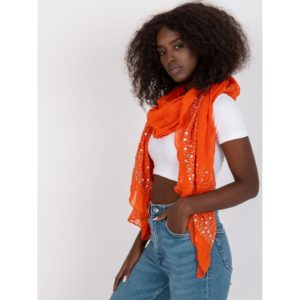 Dark orange scarf with