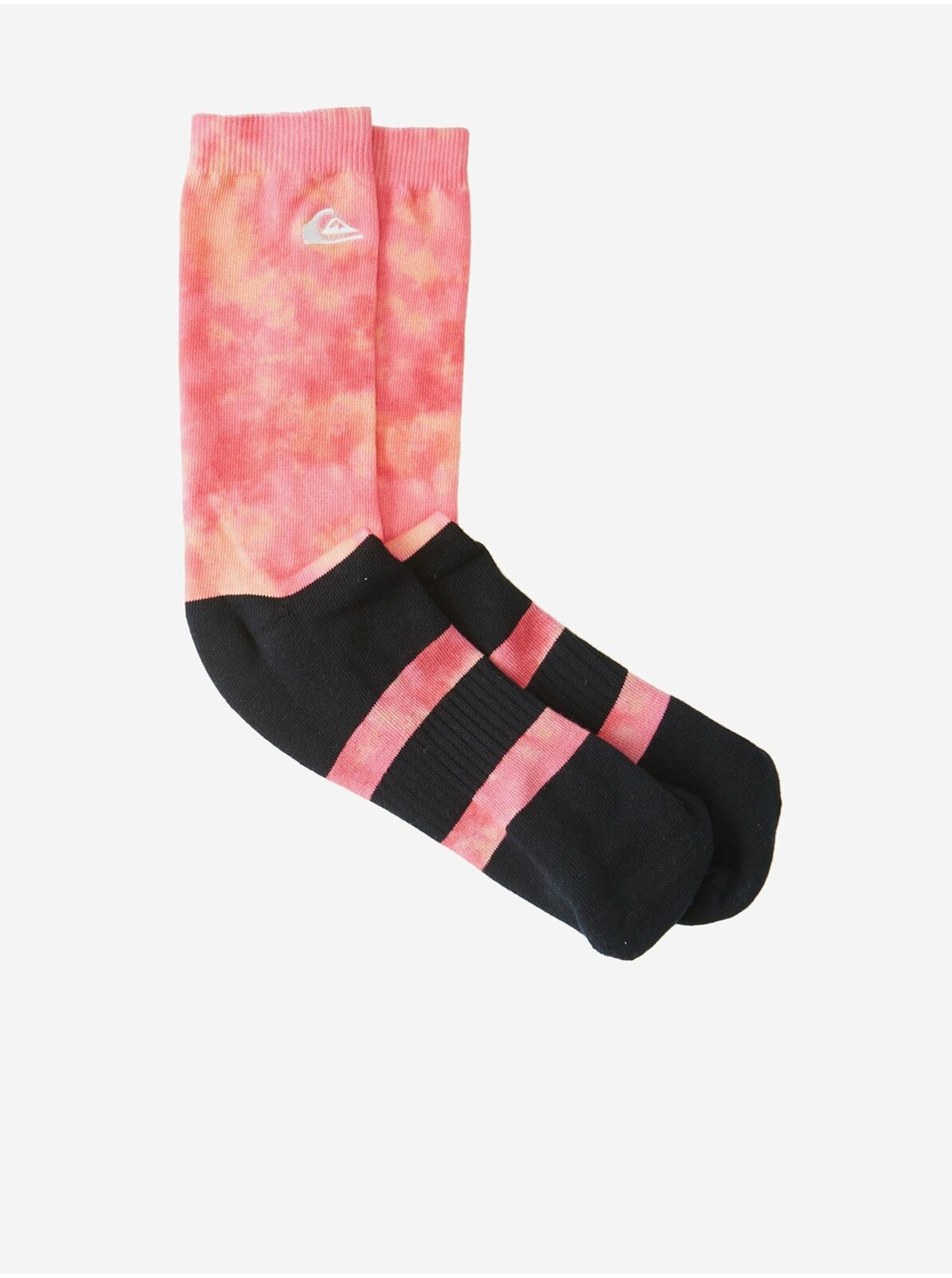 Sada dvou párů ponožek v černo-růžové a