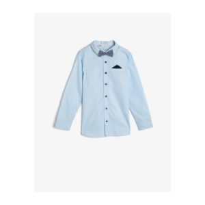 Koton Boy's A.Blue Classic Collar Shirt