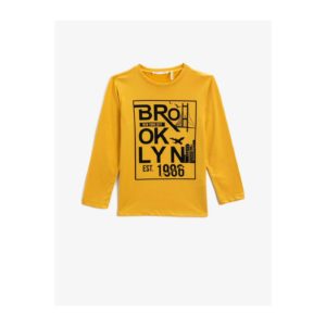 Koton Boy's Yellow Sweatshirt