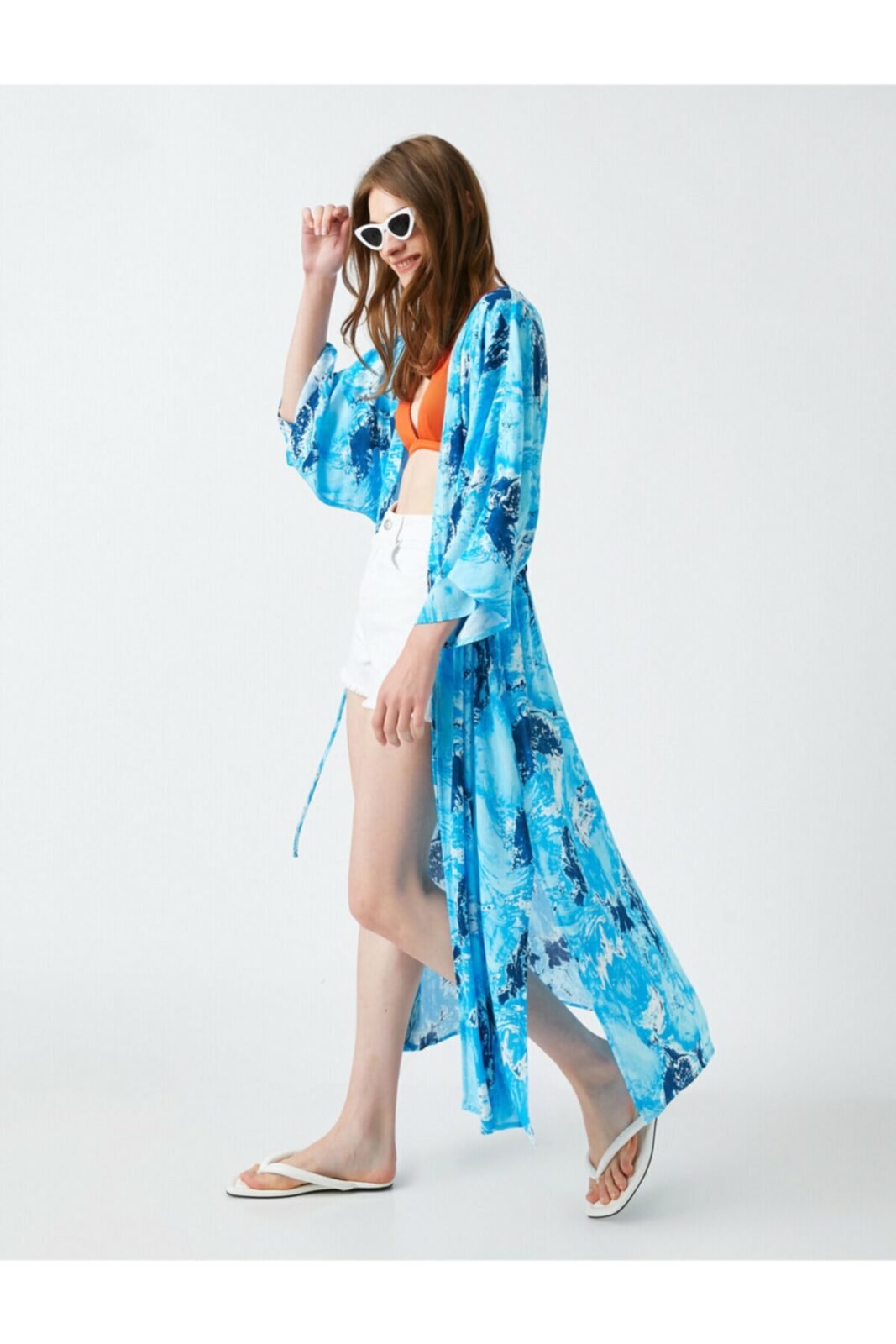 Koton Kimono & Caftan - Blue