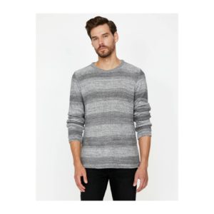 Koton Striped Knitwear Sweater