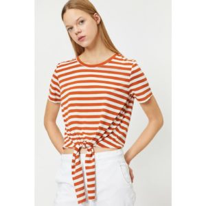 Koton Women's Orange Striped