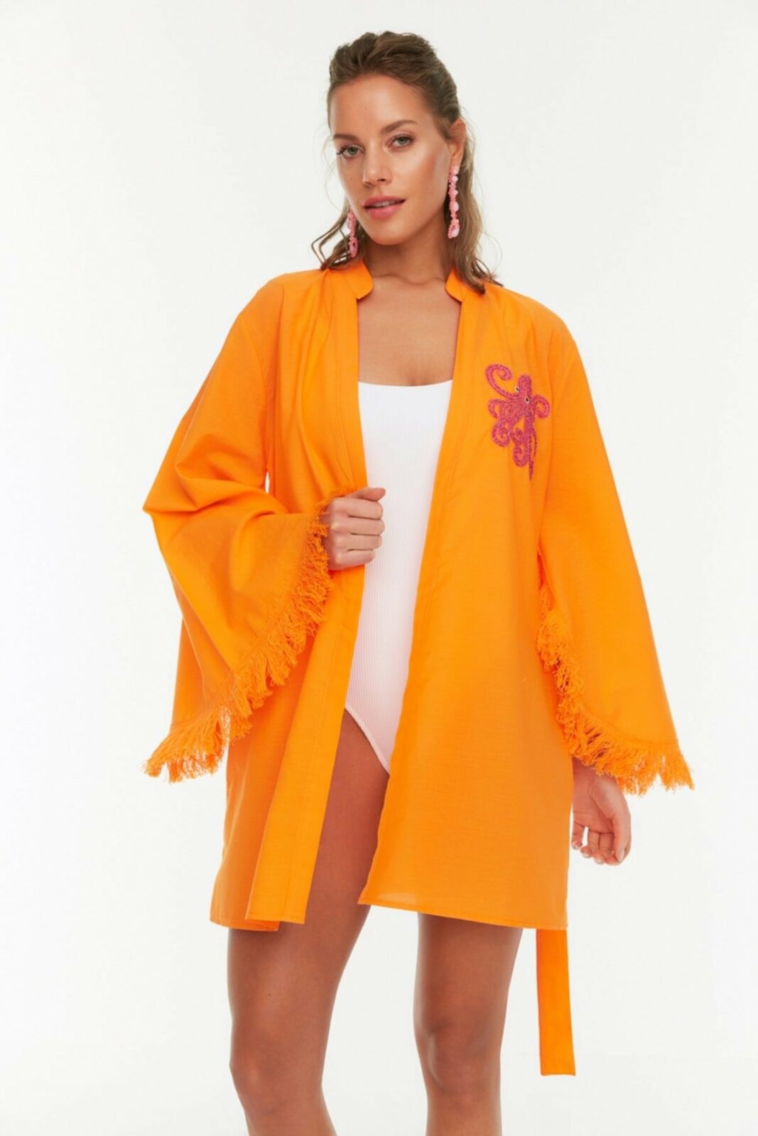 Trendyol Kimono & Caftan - Orange