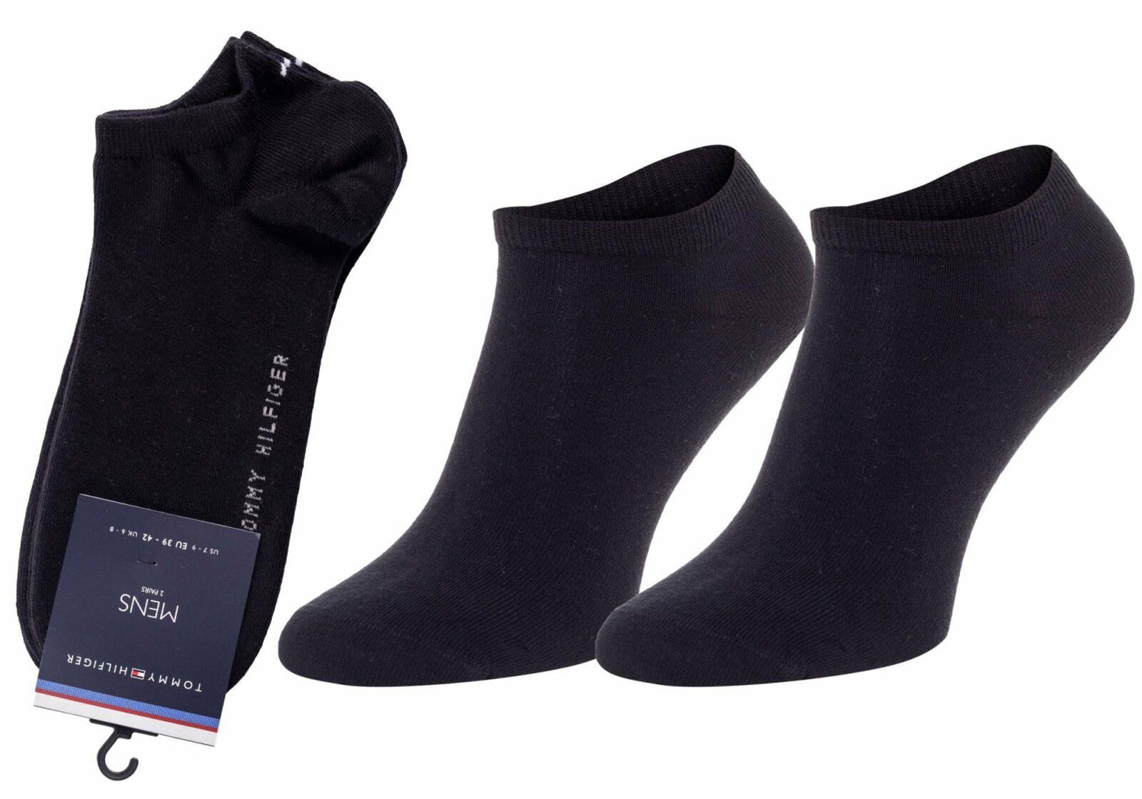 Sada dvou párů pánských nízkých ponožek v černé