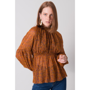 Brown blouse with BSL