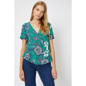 Koton Women's Green Floral Patterned