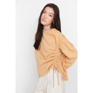 Trendyol Stone Ruffle Detailed Knitted