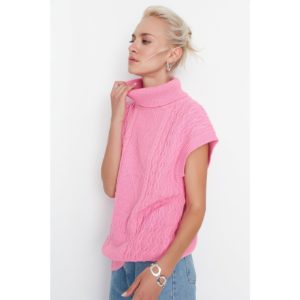 Trendyol Pink Turtleneck Knitwear