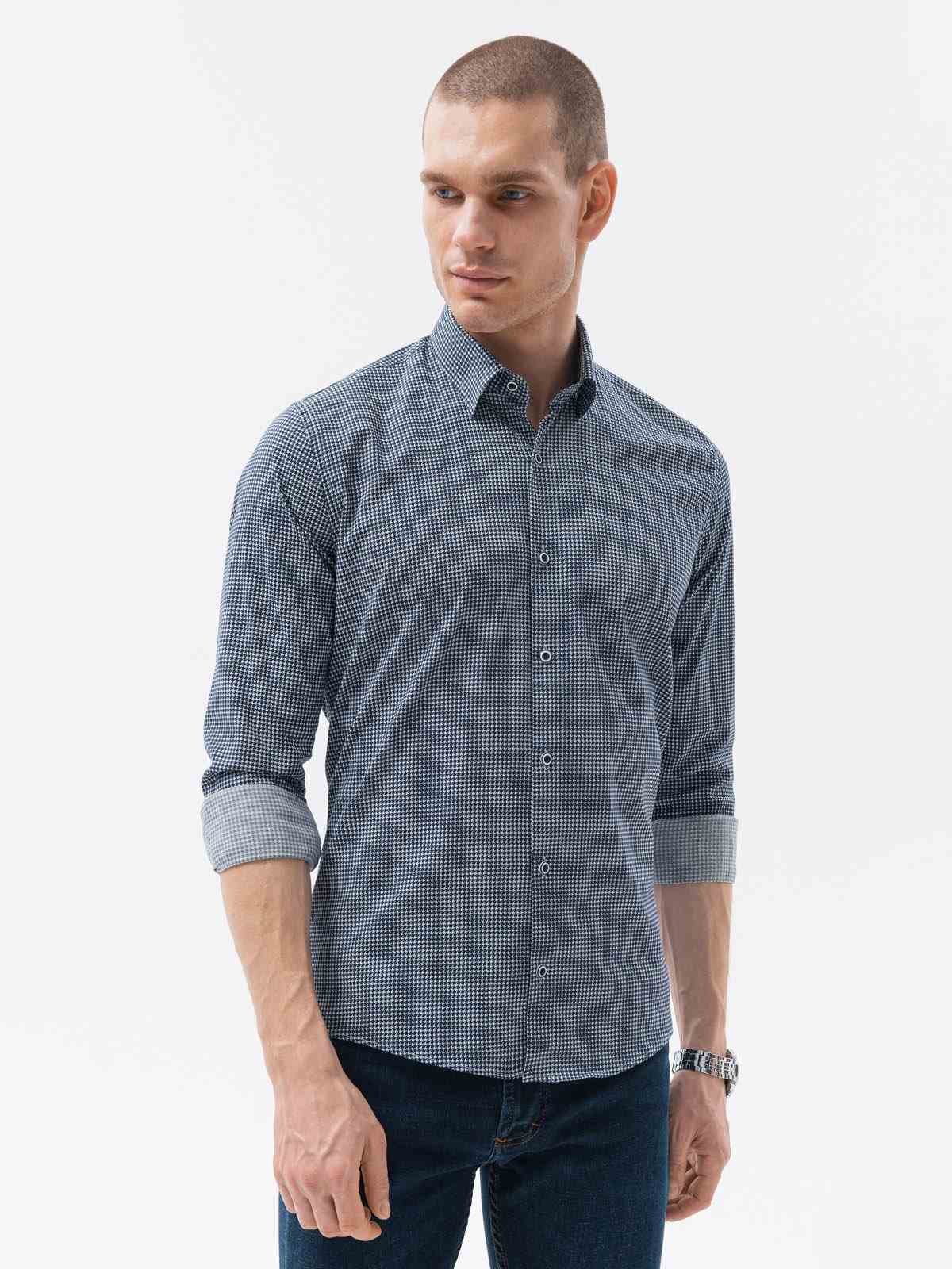 Ombre Clothing Men's shirt with long