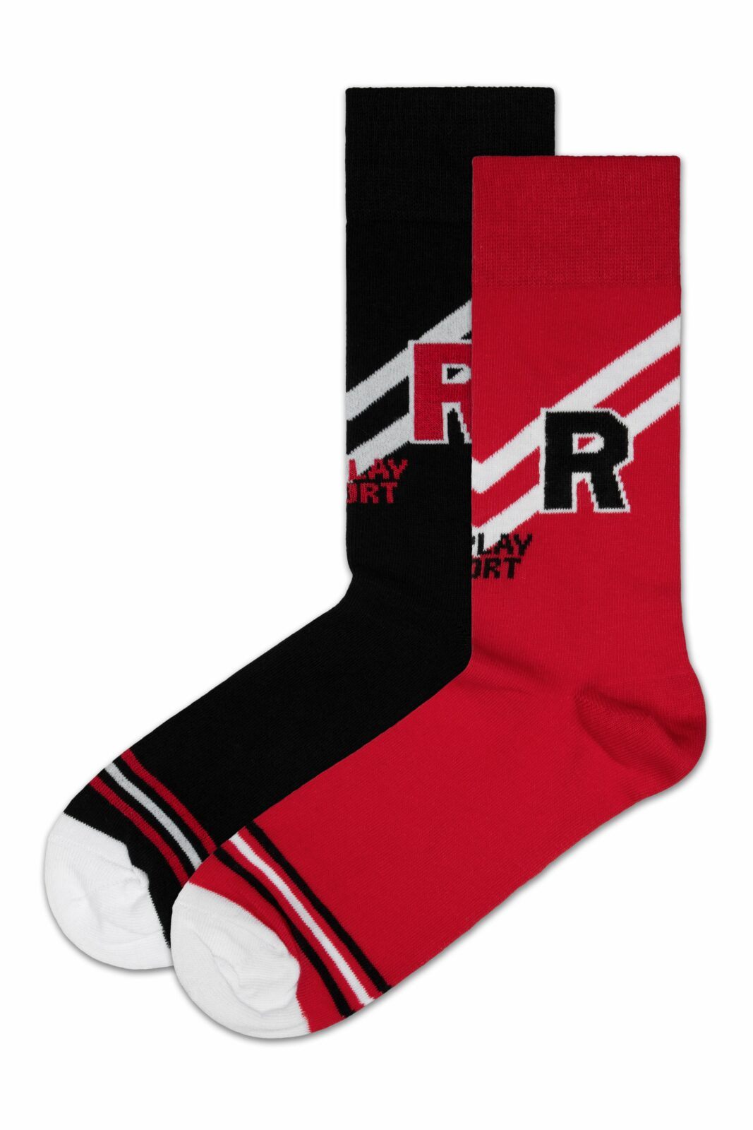 Replay Ponožky Casual Sport Logo&Stripes 2Prs Banderole