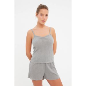 Trendyol Gray Camisole Knitted