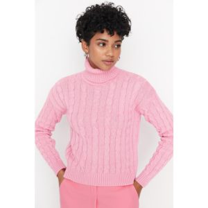 Trendyol Pink Knitted Detailed