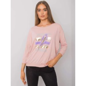 Dusty pink blouse with