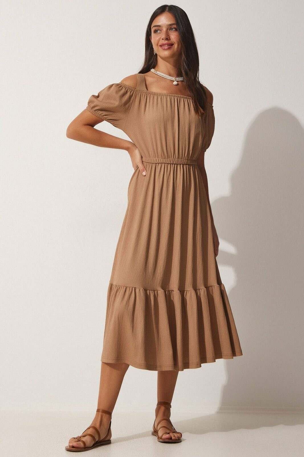 Happiness İstanbul Dress - Brown