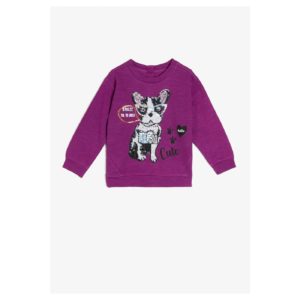 Koton Baby Girl Purple Purple Printed