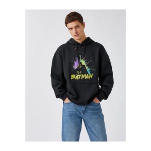 Koton Batman Hooded Sweatshirt Licensed