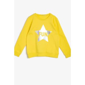 Koton Girl Yellow Sweatshirt