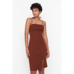 Trendyol Brown Strap Dress