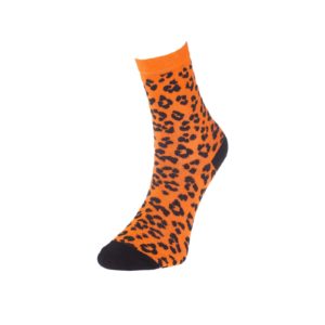 Trendyol Orange Leopard Patterned Knitted