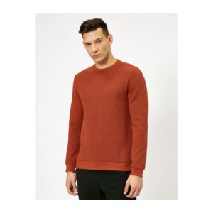 Koton Men's Patterned Sweatshirt
